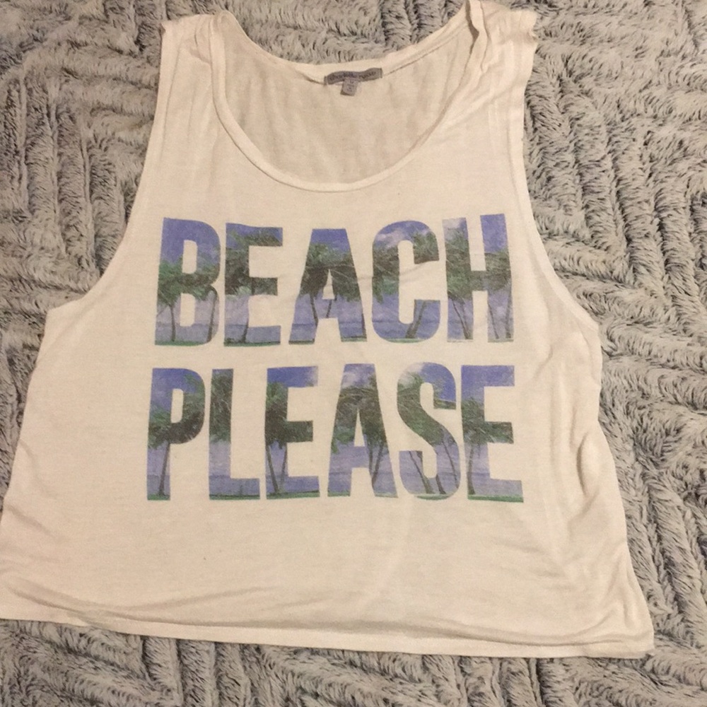 White tank top